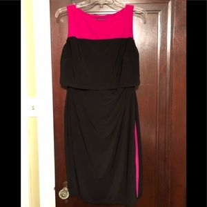 Black and pink dress - perfect for work
